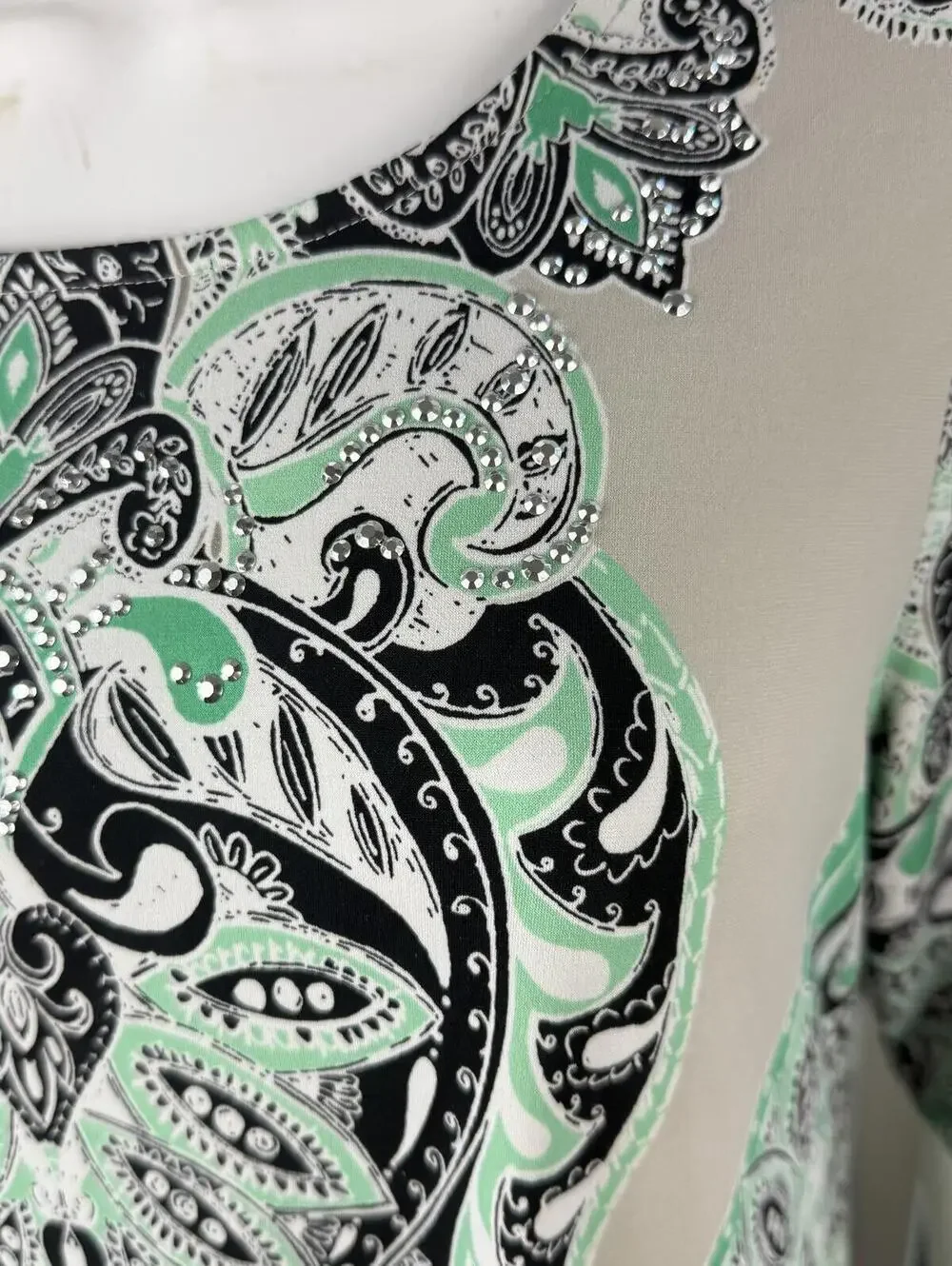 Style & Co. Paisley Print Tunic Top Women's Large - Picture 2 of 7